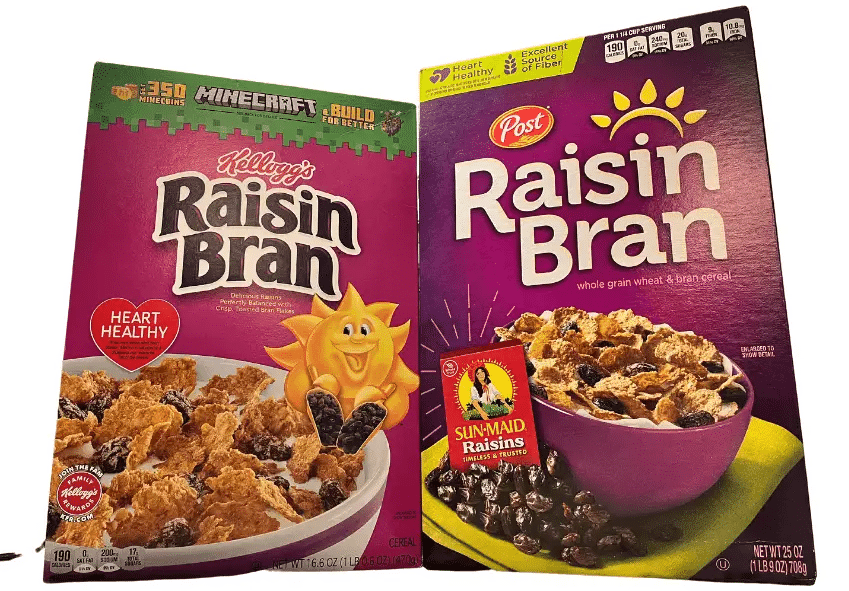 Kellogg's vs Post Raisin Bran Comparative Guide