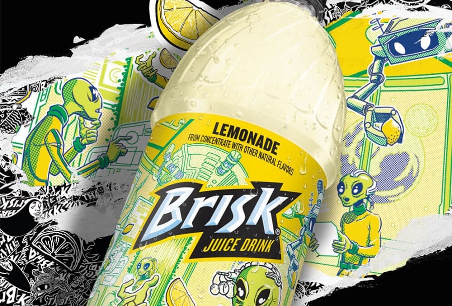What are the ingredients in Brisk Lemonade
