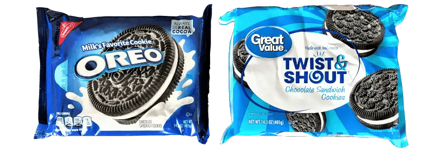 Appearance Comparison Of Oreo And Twist & Shout Cookies