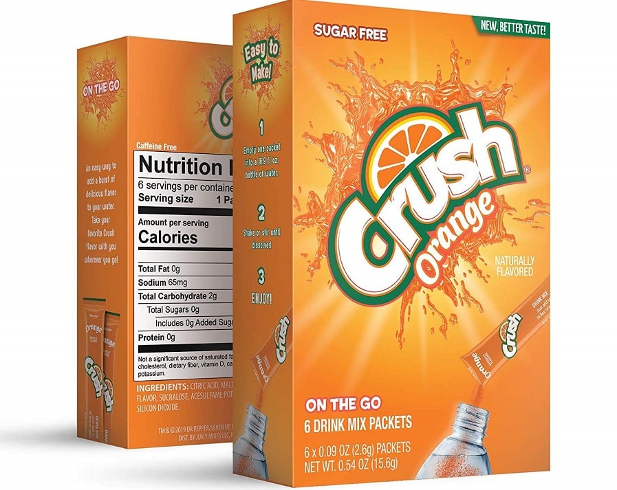 Crush Orange Powder Drink 